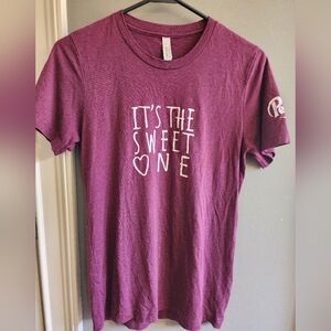 Dr. Pepper Women's Tee in Berry Size S
